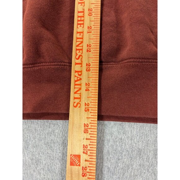 Nike Stitched Logo SWOOSH Hoodie Sweatshirt (Men's Large) Maroon - Picture 10 of 12